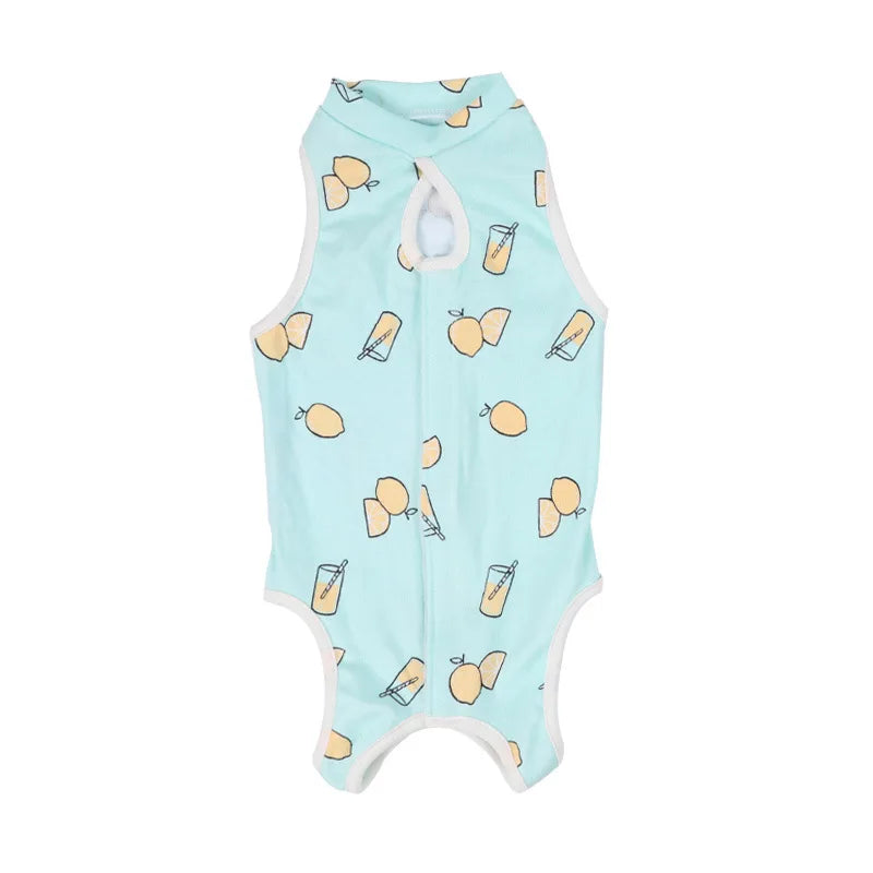 Kitten Recovery Suits Puppy Pet Vest Cat Anti-Licking Surgery Recovery Clothes Breathable Pet Care Jumpsuit Dogs Supplies