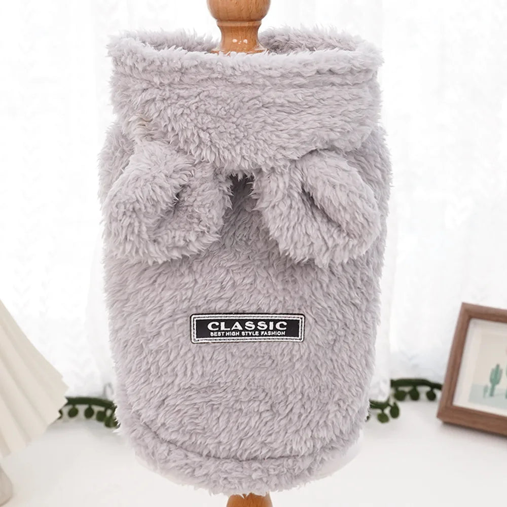 Pet Dog Clothing Autumn/Winter New Hoodies Cat Dog Clothing Cat Clothing Warm and Soft Skin friendly Soft Skin friendly
