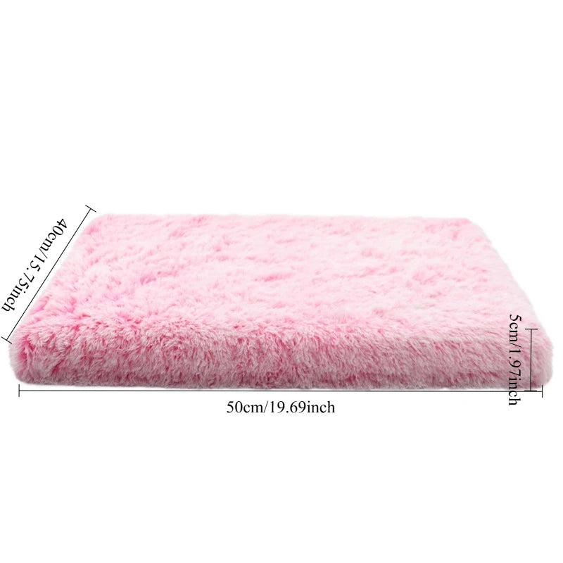 Luxury Plush Orthopedic Dog Bed Calming Sofa Cat Bed with Removable Washable Cover Non-Slip Large Pet Bed for Crate House
