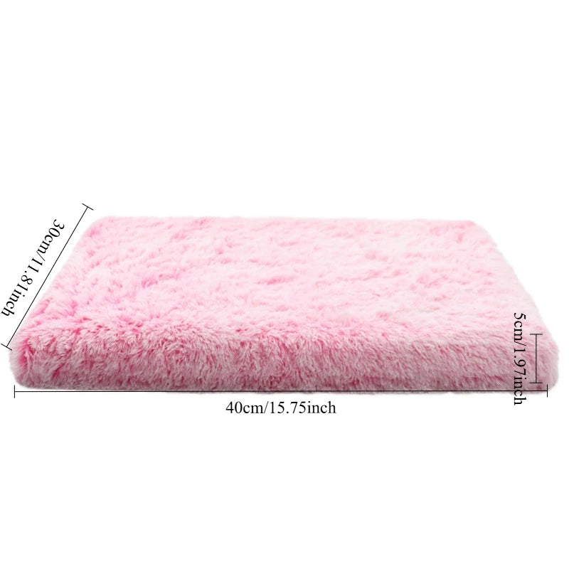 Luxury Plush Orthopedic Dog Bed Calming Sofa Cat Bed with Removable Washable Cover Non-Slip Large Pet Bed for Crate House