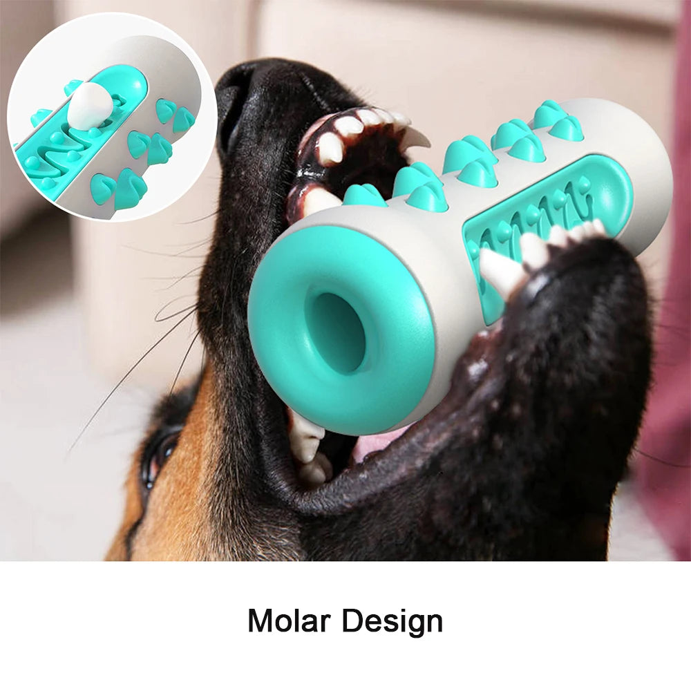 Large Dog Toothbrush Chew Toys Safe Bite Resistant Puppy Dental Care Pet Cleaning Toy For Golden Retriever Pug Treat Dispenser
