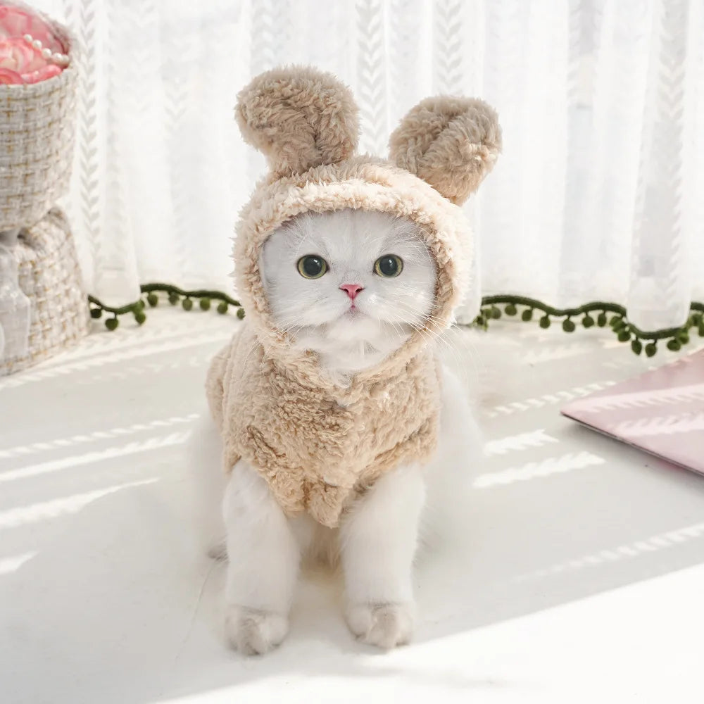 Pet Dog Clothing Autumn/Winter New Hoodies Cat Dog Clothing Cat Clothing Warm and Soft Skin friendly Soft Skin friendly