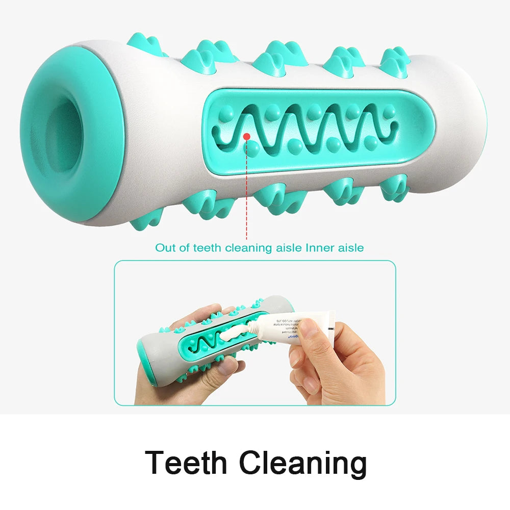 Large Dog Toothbrush Chew Toys Safe Bite Resistant Puppy Dental Care Pet Cleaning Toy For Golden Retriever Pug Treat Dispenser